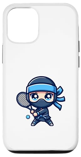 Hülle für iPhone 12/12 Pro Niedliches Tennis Ninja Court Spiel Squash von Lustige Tennis Ninjas