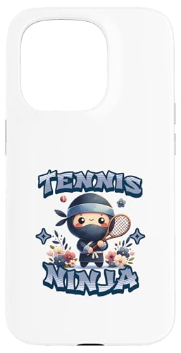 Hülle für iPhone 15 Pro Niedliches Tennis Ninja Court Spiel Squash von Lustige Tennis Ninjas