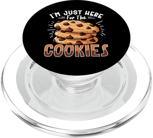 I'm Just Here For The Cookies PopSockets PopGrip für MagSafe von Lustige Weihnachts- und Weihnachtsgeschenke