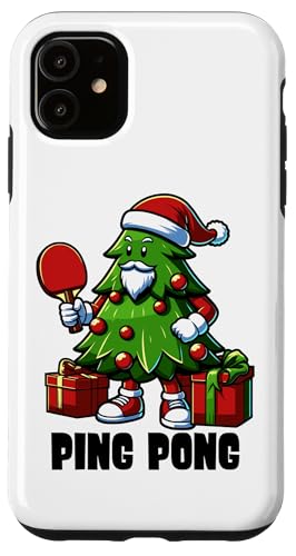 Hülle für iPhone 11 Ping Pong Weihnachtsbaum Kostüm Tannenbaum Santa Tischtennis von Lustige Weihnachtsgeschenke Weihnachten Santa