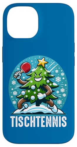 Hülle für iPhone 14 Ping Pong Weihnachtsbaum Kostüm Tannenbaum Santa Tischtennis von Lustige Weihnachtsgeschenke Weihnachten Santa