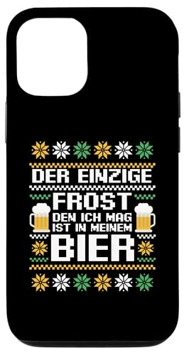 Hülle für iPhone 12/12 Pro Weihnachtsmann Weihnachtsfest Weihnachten Bier von Lustige Weihnachtsmarkt Weihnachtssprüche