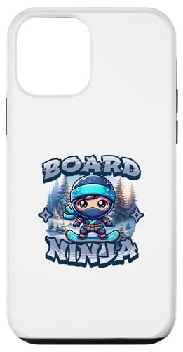 Hülle für iPhone 12 mini Board Ninja Snowboard Ninja Snow Rider Snowboarden von Lustige Wintersport Ninjas