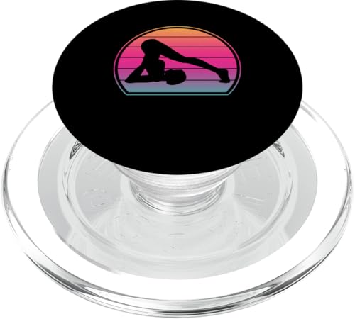 Yoga Sunset Pilates Gymnastik Yoga Training PopSockets PopGrip für MagSafe von Lustige Yoga Designs Pilates Geschenkidee