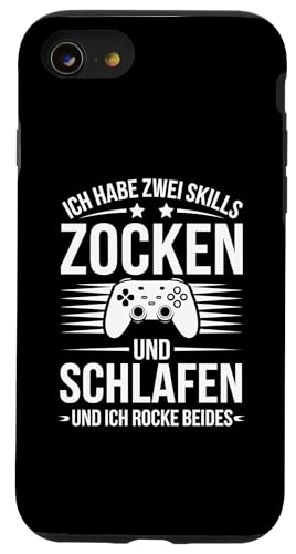 Hülle für iPhone SE (2020) / 7 / 8 Lustiges Gamer Gaming Zocker von Lustige Zocker Designs für Gamer die Zocken