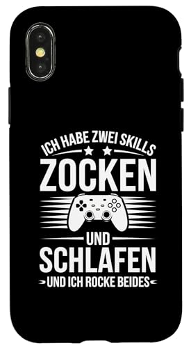 Hülle für iPhone X/XS Lustiges Gamer Gaming Zocker von Lustige Zocker Designs für Gamer die Zocken