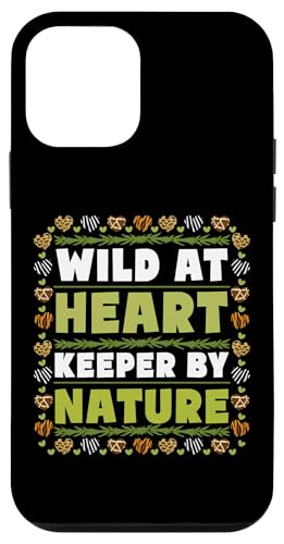 Hülle für iPhone 12 mini Wild At Heart Keeper By Nature - Lustiges Zoowärter von Lustige Zoowärter Geschenke für Tierliebhaber