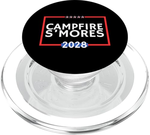 Campfire Smores 2028 ist Campingliebhaber ist politische PopSockets PopGrip für MagSafe von Lustige politische Hemden