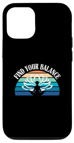 Hülle für iPhone 15 Find Your Balance Fitness Yoga von Lustige witzige Statement Sprüche