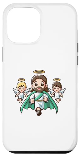 Hülle für iPhone 12 Pro Max Süßer Jesus Held Christliche Kirche Superheld Gott Glaube von Lustiger Jesus Christus Helden-Humor