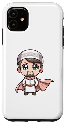 Hülle für iPhone 11 Niedlicher Allah Held Islam Imam Superheld von Lustiger Muslim Moslem Helden Humor