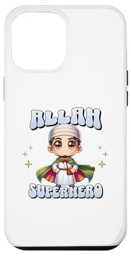 Hülle für iPhone 12 Pro Max Niedlicher Allah Held Islam Imam Superheld von Lustiger Muslim Moslem Helden Humor