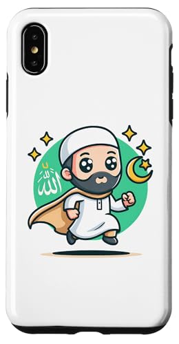 Hülle für iPhone XS Max Niedlicher Allah Held Islam Imam Superheld von Lustiger Muslim Moslem Helden Humor