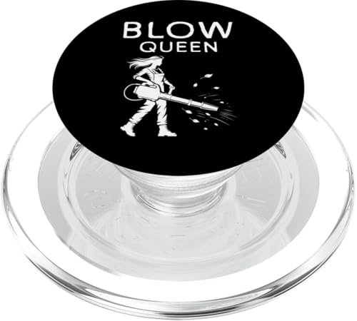 Blow Queen Laubbläser Herbst PopSockets PopGrip für MagSafe von Lustiges Designs Ideen Laubbläser Herbst