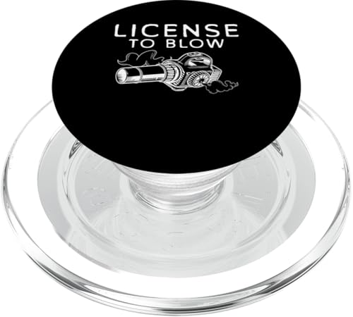 License To Blow Laubbläser Herbst PopSockets PopGrip für MagSafe von Lustiges Designs Ideen Laubbläser Herbst