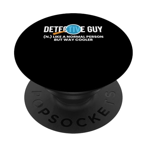 Detective Investigator Guy Definition PopSockets Klebender PopGrip von Lustiges Detekiv Designs Ermittler