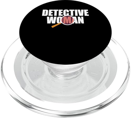 Detective Investigator Woman PopSockets PopGrip für MagSafe von Lustiges Detekiv Designs Ermittler