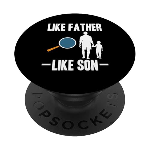 Like Father Like Son Detective Investigator PopSockets Klebender PopGrip von Lustiges Detekiv Designs Ermittler