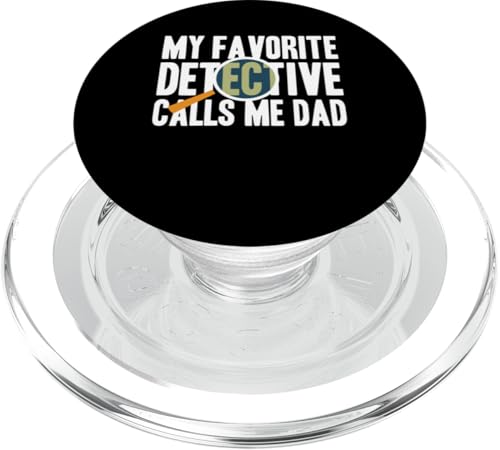 My Favorite Detective Investigator Calls Me Dad PopSockets PopGrip für MagSafe von Lustiges Detekiv Designs Ermittler