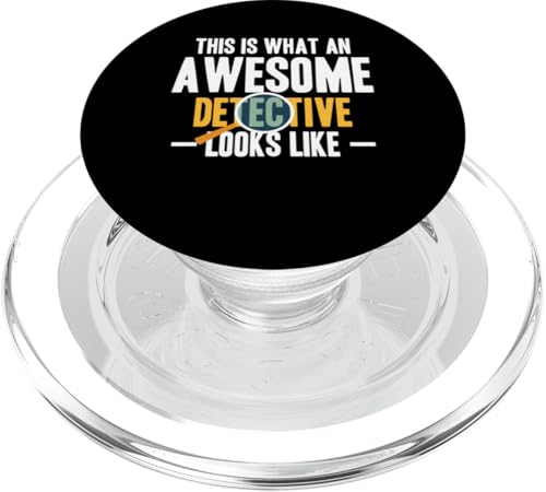 This Is What An Awesome Detective Looks Like PopSockets PopGrip für MagSafe von Lustiges Detekiv Designs Ermittler