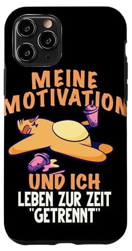 Hülle für iPhone 11 Pro Meine Motivation und ich leben zur Zeit getrennt Faultier von Lustiges Faultier mit Sprüchen Ironie Sarkasmus