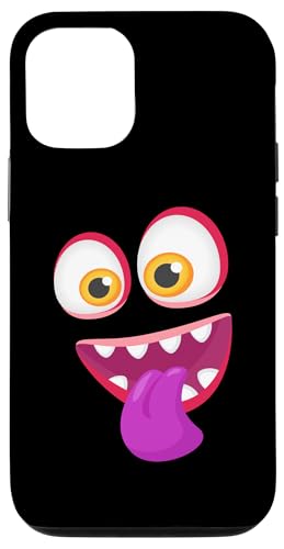 Hülle für iPhone 12/12 Pro Lustiges Halloween-Kostüm mit großem Augen-Monstergesicht von Lustiges Halloween-Kostüm mit großem