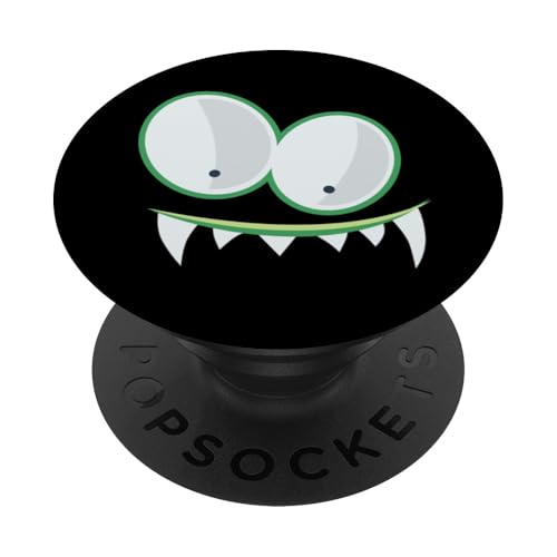 Lustiges Halloween-Kostüm mit großem Augen-Monstergesicht PopSockets mit austauschbarem PopGrip von Lustiges Halloween-Kostüm mit großem