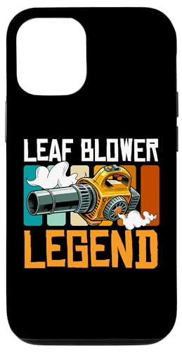 Hülle für iPhone 12/12 Pro Leaf Blower Legend Laubbläser Herbst von Lustiges Laubbläser Designs Idee Herbst