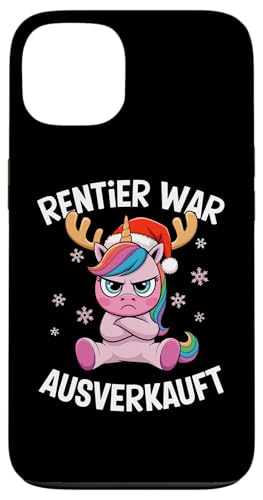 Hülle für iPhone 13 Lustiges Weihnachten T-Shirt Einhorn Rentier war ausverkauft von Lustiges Weihnachts T Shirt Weihnachtsshirt Lustig