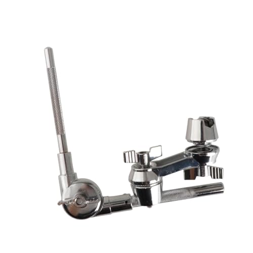 Luwecf Drum Set Clamp Drum Support Beckenverlängerungsständer Snare Drum Zubehör für Auftritte, Klein von Luwecf