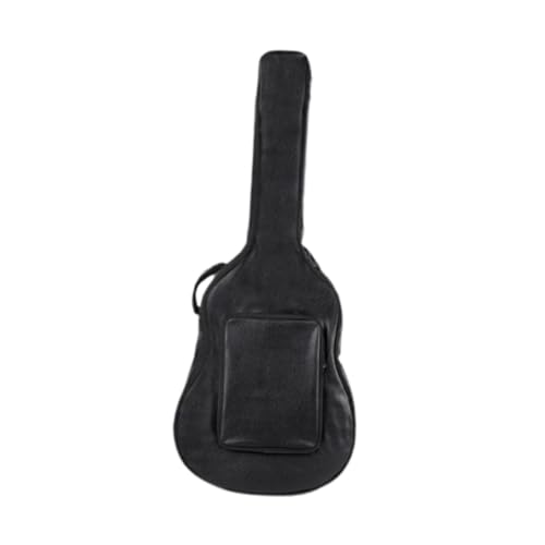 Luwecf Tasche für E-Gitarre, Gigbag, bequem, wasserdicht, tragbare Tragetasche für Akustikgitarren, für 40-Zoll-/41-Zoll-Bässe, Schwarz von Luwecf