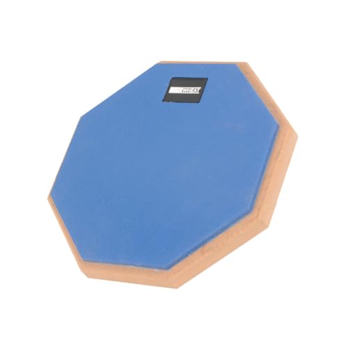 Luwecf Übungs-Drum-Pad, 8 Zoll, Übungspads für Schlagzeuger, Drum-Pad für Musikliebhaber, Jazz-Drums, Profis, Blau von Luwecf