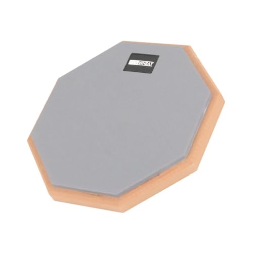 Luwecf Übungs-Drum-Pad, 8 Zoll, Übungspads für Schlagzeuger, Drum-Pad für Musikliebhaber, Jazz-Drums, Profis, Grau von Luwecf