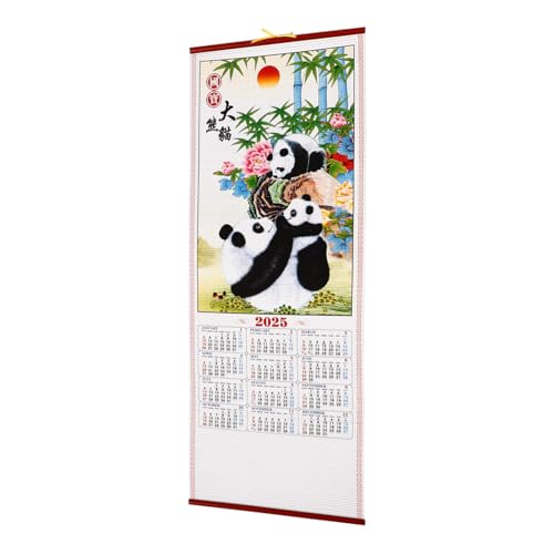 Luxshiny Chinesischer Wandkalender 2025 Jahr Der Schlange Hängender Kalender Hängender Planerkalender Für Das Heimbüro von Luxshiny