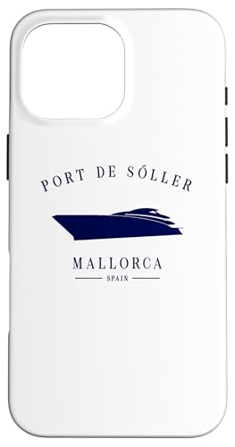 Port de Sóller Marina Mallorca Yachtclub Belearische Inseln Hülle für iPhone 16 Pro Max von Luxurious Marina Harbour Port Designs