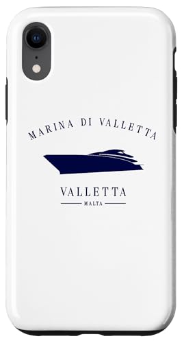 Valletta Marina Malta Yachtclub Mediterran Hülle für iPhone XR von Luxurious Marina Harbour Port Designs