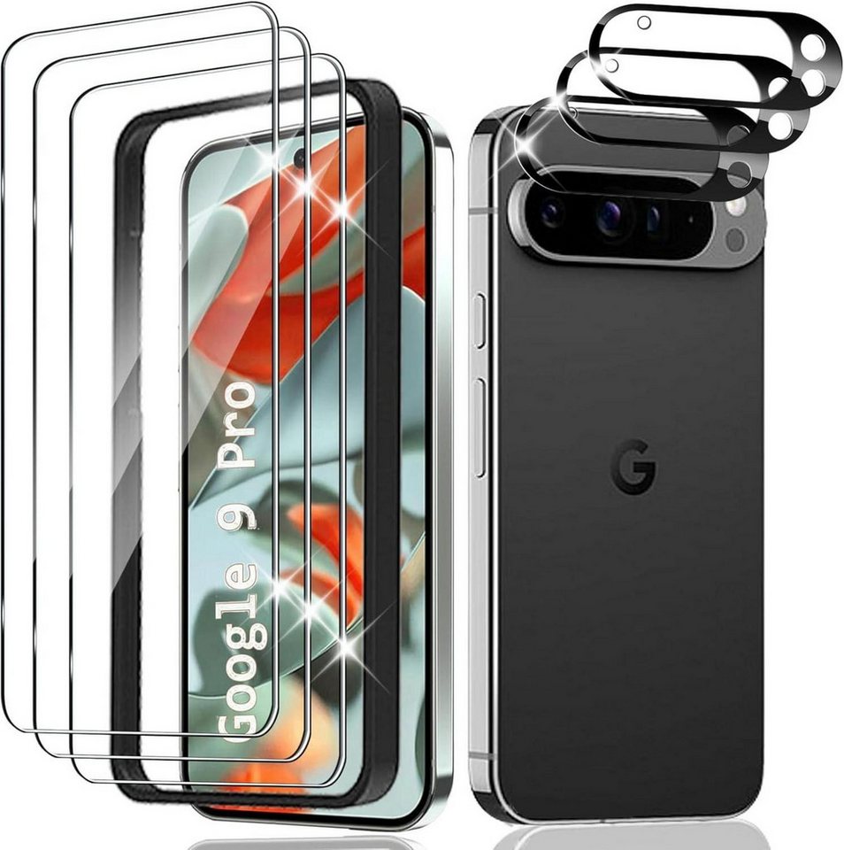 LuxusKollektion Displayschutzglas Schutzfolie Google Pixel 9 Pro Panzerglas 3 Stück Anti-Kratzen 9H LuxusKollektion Displayschutzglas Schutzfolie Google Pixel 9 Pro Panzerglas 3 Stück Anti-Kratzen 9H von LuxusKollektion