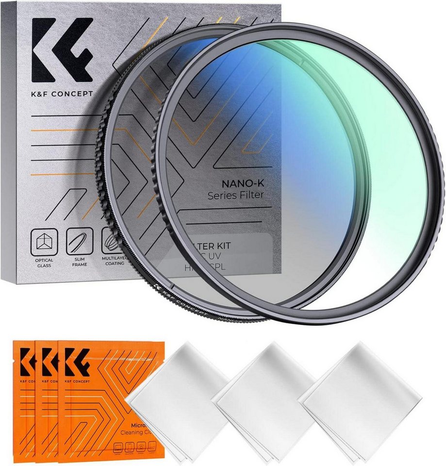 LuxusKollektion Filterset K-Serie Polfilter CPL Filter + MCUV 49mm- Dünner CNC Foto-Filter-Sets von LuxusKollektion