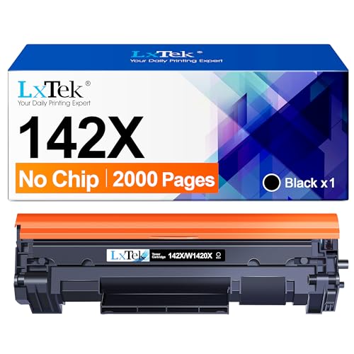 LxTek 142X 142A Toner W1420X W1420A Kompatibel Schwarz für HP 142A 142X für HP Laserjet MFP M140w Toner für HP Laserjet M110w Toner M110w M110 M139w M139 M140w M140 (1 Schwarz) von LxTek