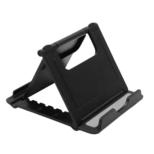 Adjustable Cell Phone Holder Stand - Folding Portable Desktop Tablet Storage Rack, Durable Abrasion Resistance for Phone, Smartphone Bracket Dock Accessories for Desktop Office Home Bedroom von Lyricalist