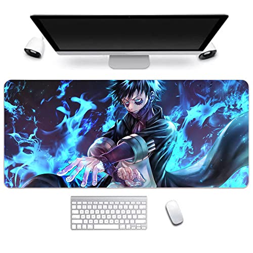 MHA Mauspad Bakugō Katsuki, Todoroki Shouto Mauspad Anime Gaming Mauspad Office, Asui Tsuyu Mausmatte Computer Laptop Mauspad Büro Tastaturunterlage Schreibtischunterlage Wasserdicht von Lzrong