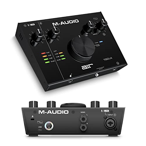 M-Audio AIR 192 | 4 - 2-in-2-out-USB-Audio-Interface mit MPC Beats und Ableton Live Recording-Software mit Studio-Effekten und virtuellen Instrumenten von M-Audio