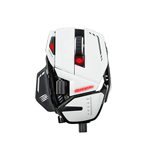 MadCatz R.A.T. 8+ Optical Gaming Mouse, White von MAD CATZ