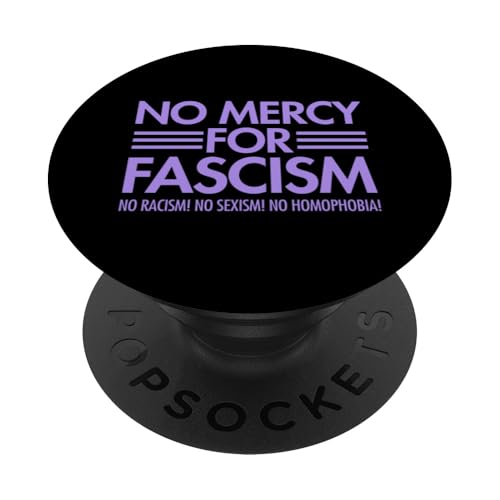 Keine Gnade für Faschismus – kein Rassismus, kein Sexismus, keine Homophobie PopSockets Klebender PopGrip von MAGA IS A FASCIST CULT