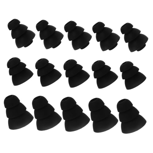 MAGICLULU 15 Stück Kopfhörer Silikonhülle Ohr Schlafen Ersatz Mit Für Kappen Pads Kopfhörerabdeckungen Kieselgel Black MAGICLULU 15 Stück Kopfhörer Silikonhülle Ohr Schlafen Ersatz Mit Für Kappen Pads Kopfhörerabdeckungen Kieselgel Black von MAGICLULU