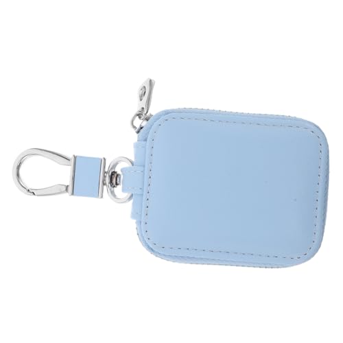 MAGICLULU Kopfhörer Fall Etui Für Ohrstöpsel Mit Clip Süße Geldbörse Schlaufenetui Brieftaschenschlüsselkette Quadratisches Ohrhörer-etui, Tragbar Kopfhörer-keychian Sky-Blue Kunstleder MAGICLULU Kopfhörer Fall Etui Für Ohrstöpsel Mit Clip Süße Geldbörse Schlaufenetui Brieftaschenschlüsselkette Quadratisches Ohrhörer-etui, Tragbar Kopfhörer-keychian Sky-Blue Kunstleder von MAGICLULU