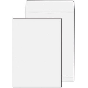MAILmedia Faltentaschen DIN C4 ohne Fenster weiß mit 4,0 cm Falte, 100 St. von MAILmedia