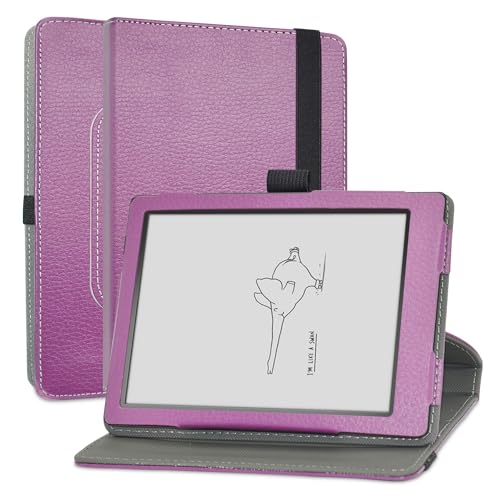 MAMA MOUTH Kompatibel mit Onyx Boox Go 6 hülle,360° Drehbarer Stand Cover Premium Schutzhülle Tasche Etui mit Ständerfunktion Case für Onyx Boox Go 6 / Boox Poke 5 / Poke 5S 6 Zoll Tablet,Violett von MAMA MOUTH