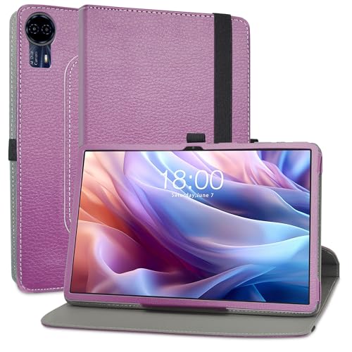 MAMA MOUTH Kompatibel mit TECLAST T65 Max hülle,360° Drehbarer Stand Cover Premium Schutzhülle Tasche Etui mit Ständerfunktion Case für TECLAST T65 Max 13 Zoll Tablet,Violett von MAMA MOUTH