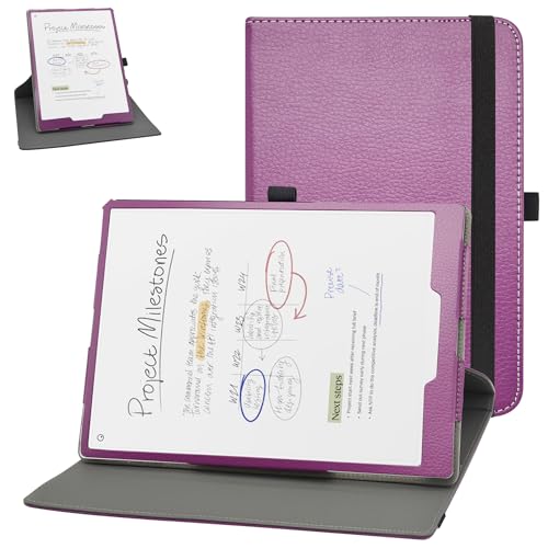 MAMA MOUTH Onn 12,1 Zoll Pro Tablet-Hülle, 360 Grad drehbarer Ständer mit niedlichem Muster für Onn 12,1 Zoll Pro (Modell 2024: 100146663) Tablet (nur passend für Onn 12,1 Zoll 2024), Violett von MAMA MOUTH